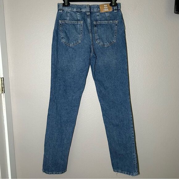 Free People Curvy Siren Low Rise Straight Leg Jeans women’s size 26 - Picture 7 of 13